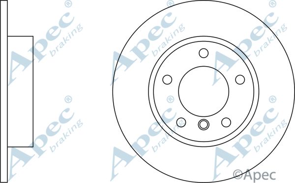 APEC BRAKING Bremžu diski DSK910